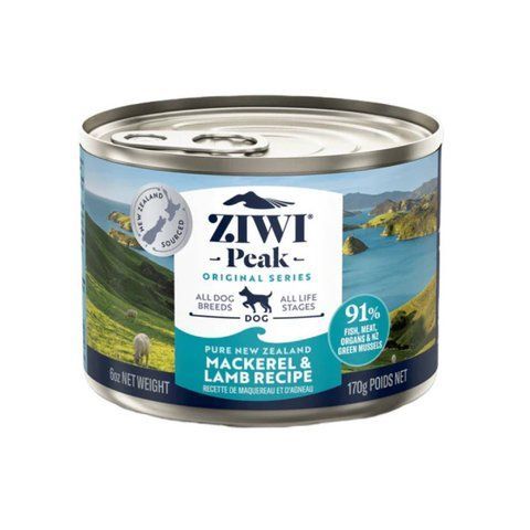 Полнорационный влажный корм для собак Ziwi Peak Original Series Скумбрия и Ягнятина 170 г tb-42173 фото