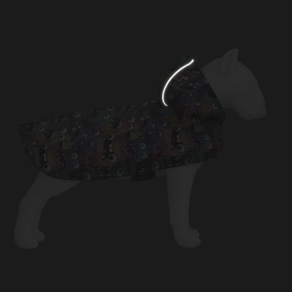 Курточка-накидка для собак WAUDOG Clothes, малюнок "Куби 3Д", L, А 41 см, B 58-70 см, С 42-52 см 505-4057 фото