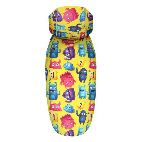 Курточка-накидка для собак WAUDOG Clothes, малюнок "Куби 3Д", L, А 41 см, B 58-70 см, С 42-52 см 505-4057 фото