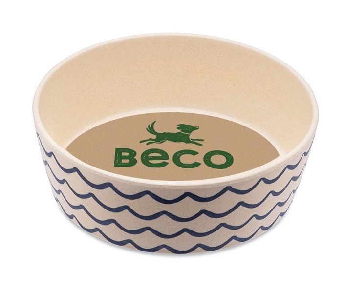 Бамбукова миска для собак Beco Pets Блакитний S tb-31323 фото