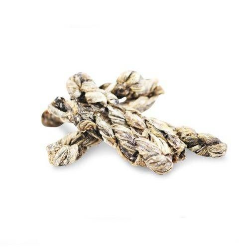 Натуральные лакомства для собак из 100% Кожи Белой Рыбы Fish4Dogs Sea Jerky Рыбные косички 500 г tb-43863 фото