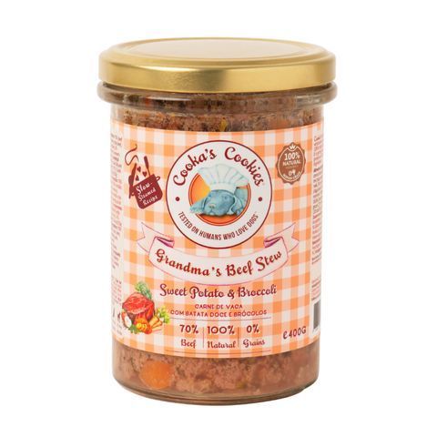 Натуральный влажный корм для собак Cooka's Cookies Grandma&rsquo;s&nbsp;Beef Stew Говядина на пару 400 г tb-45368 фото