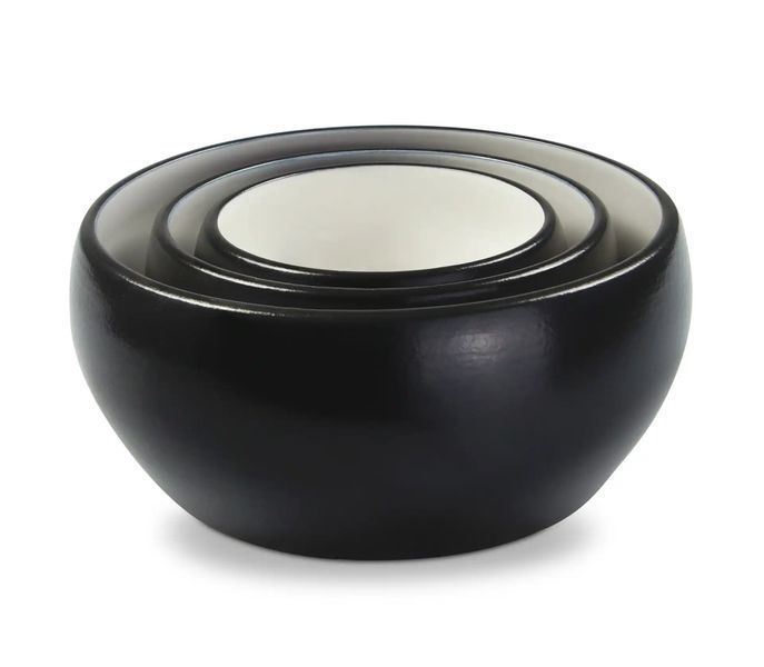 Керамічна миска для собак Wolters Diner Color L 1,30 л Білий/Чорний tb-30183 фото