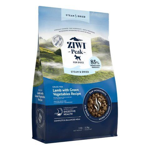 Полнорационный сухой корм для собак Ziwi Peak Steam Dried Ягненок с зелеными овощами 3,2 кг tb-42154 фото