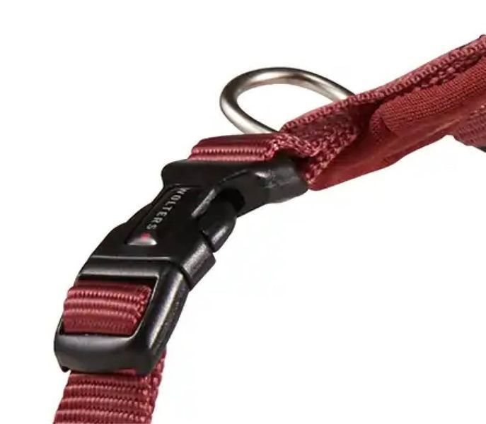 Шлейка для собак пом'якшена Wolters Professional Comfort 2 40-45 см / 25 мм Бордовий tb-30050 фото